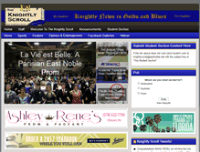 Tablet Screenshot of knightlyscroll.net